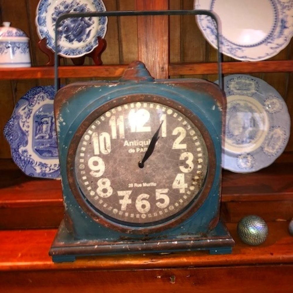 Beautiful Reproduction Table Clock $5 price reduction!